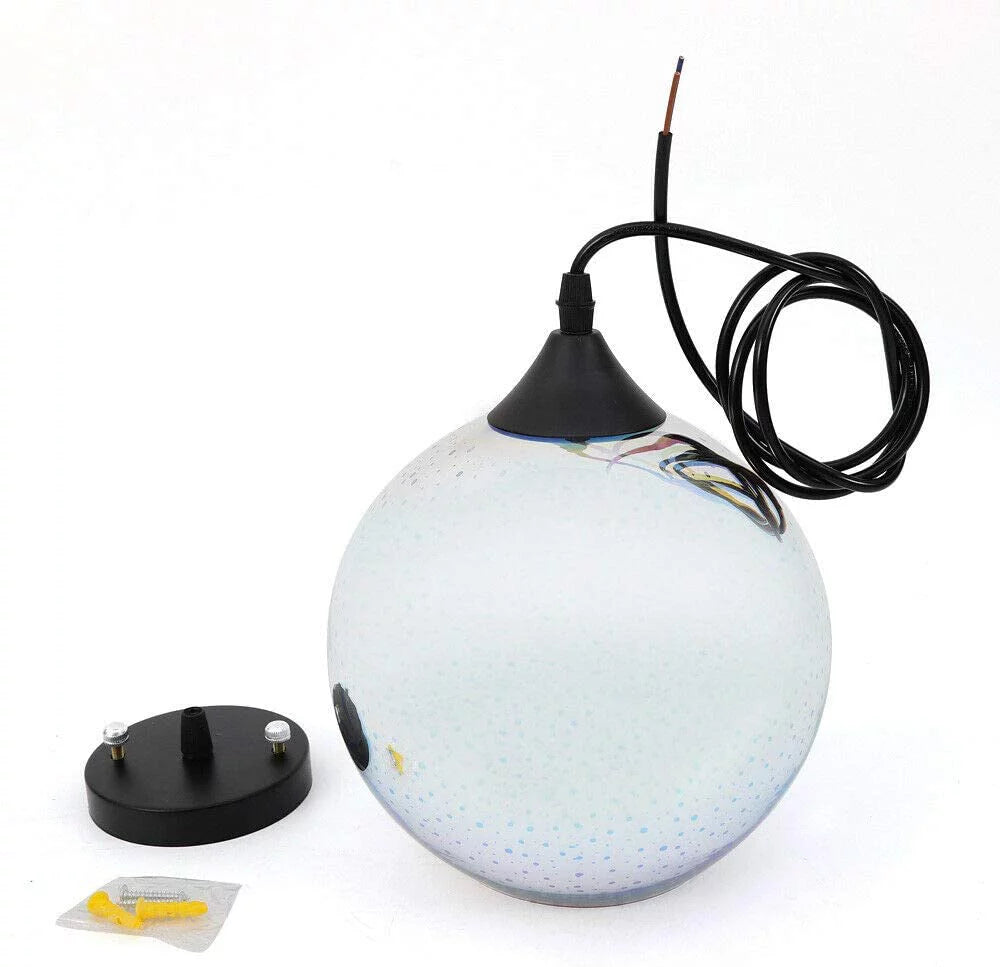 TFCFL Modern 3D Art Ball Pendant Light Fireworks Glass Chandelier X1898