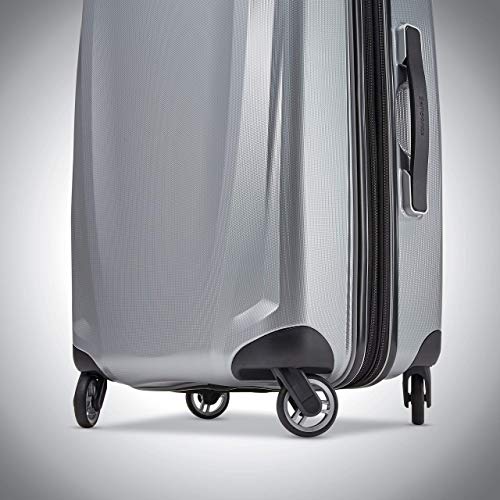 Samsonite Winfield 3 DLX Hardside Expandable Luggage, Silver, Carry-On 20-Inch F64293