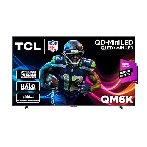 TCL 65-Inch Class QM6K Series QD-Mini LED 4K UHD Google Smart TV K982