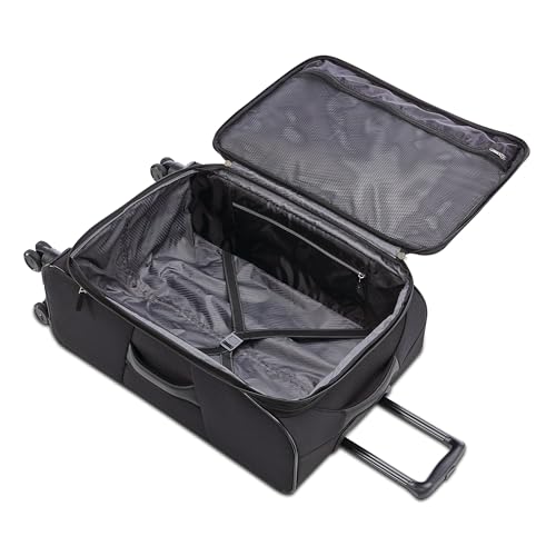 American Tourister 4 KIX 2.0 Expandable Softside Luggage with Spinner Wheels, 20, Classic Blue W994960