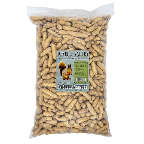 Desert Valley in Shell Peanuts, All Natural Wild Bird and Wildlife Food, 5 Pounds R4576