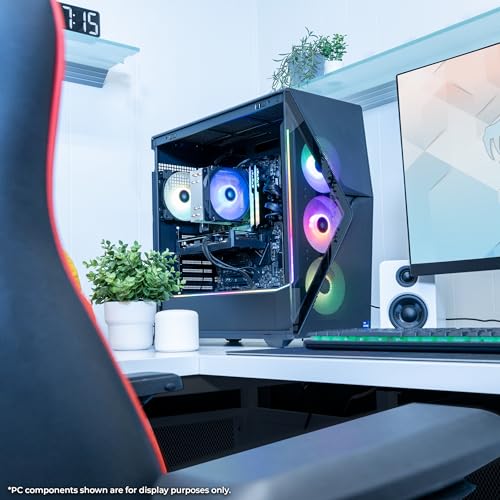 iBUYPOWER Slate MESH Gaming PC Desktop, Intel Core i7 14700F, RTX 5070 12GB, 32GB DDR5, 1TB SSD, Windows 11 R3502