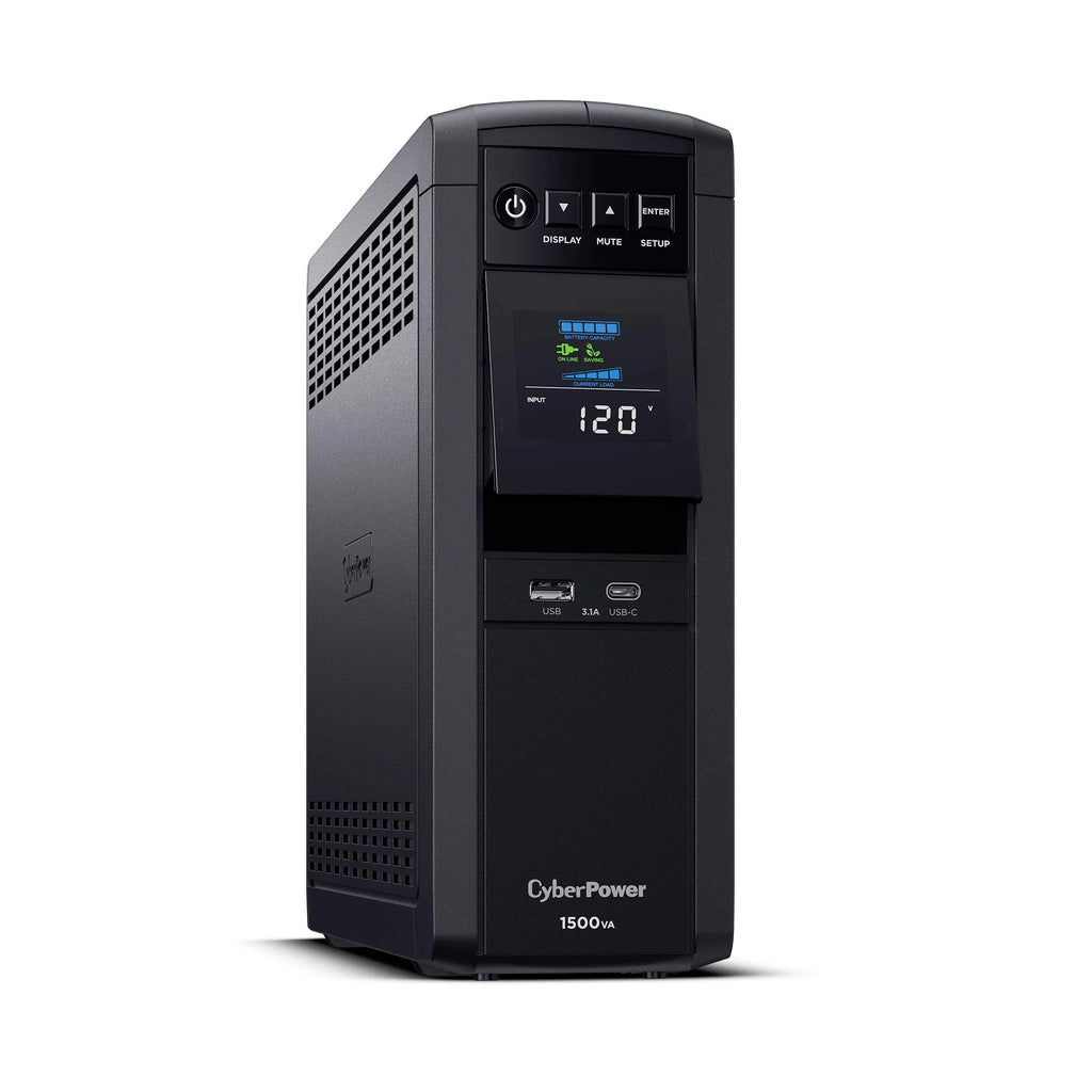 CyberPower CP1500PFCLCD PFC Sinewave UPS System 1500VA/1000W W569