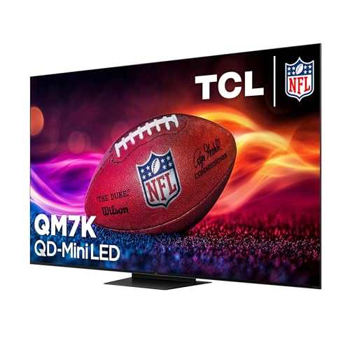 TCL 55-Inch Class QM7K Series QD-Mini LED 4K UHD Google Smart TV S7338