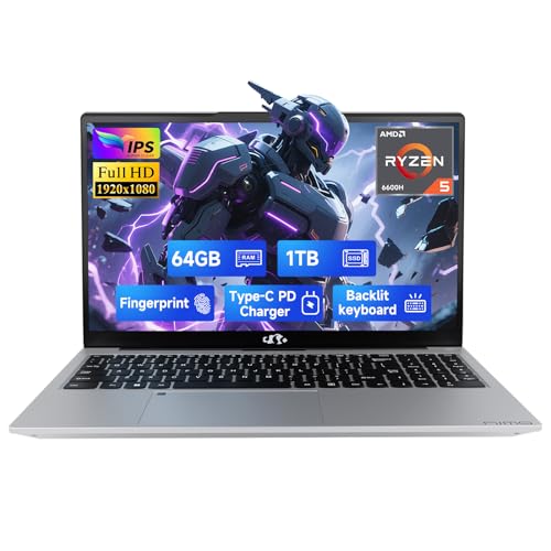 NIMO 15.6" FHD Gaming Laptop, AMD Ryzen 5, 32GB RAM 1TB SSD O691531