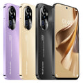 Kajiali Black, Gold, Purple Unlocked Cell Phones,7.3 Inch Android 13 Smart Phone 16Gb Dual Sim Standby 7800Mah 5G Network Mobile Phone Purple