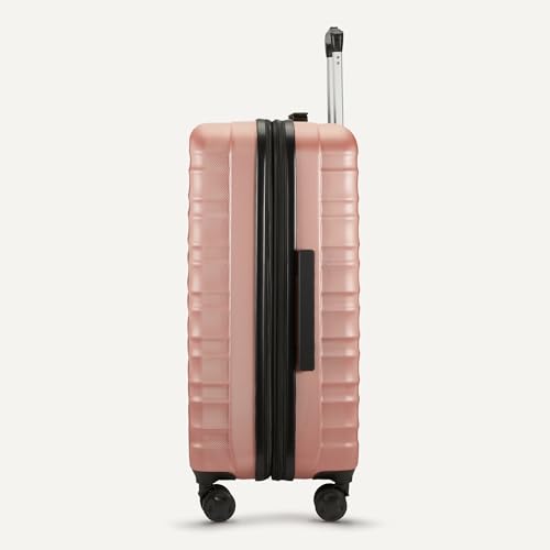 Amazon Basics 21" Hardside Carry-On Luggage with Wheels, Expandable, Black L489