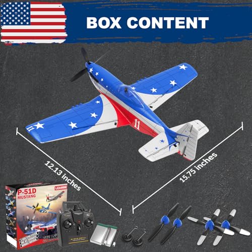 LEAMBE Remote Control Aircraft Plane with 3 Modes for Adults & Kids G436699