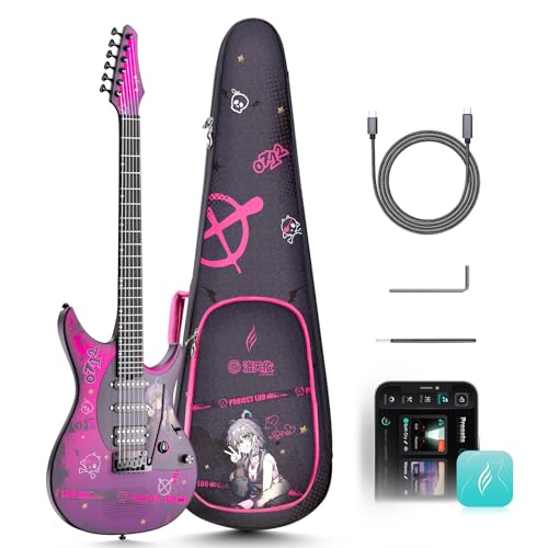 Enya Electric Guitar Inspire 39" Carbon Fiber with Wireless Speaker and Gig Bag Y562682