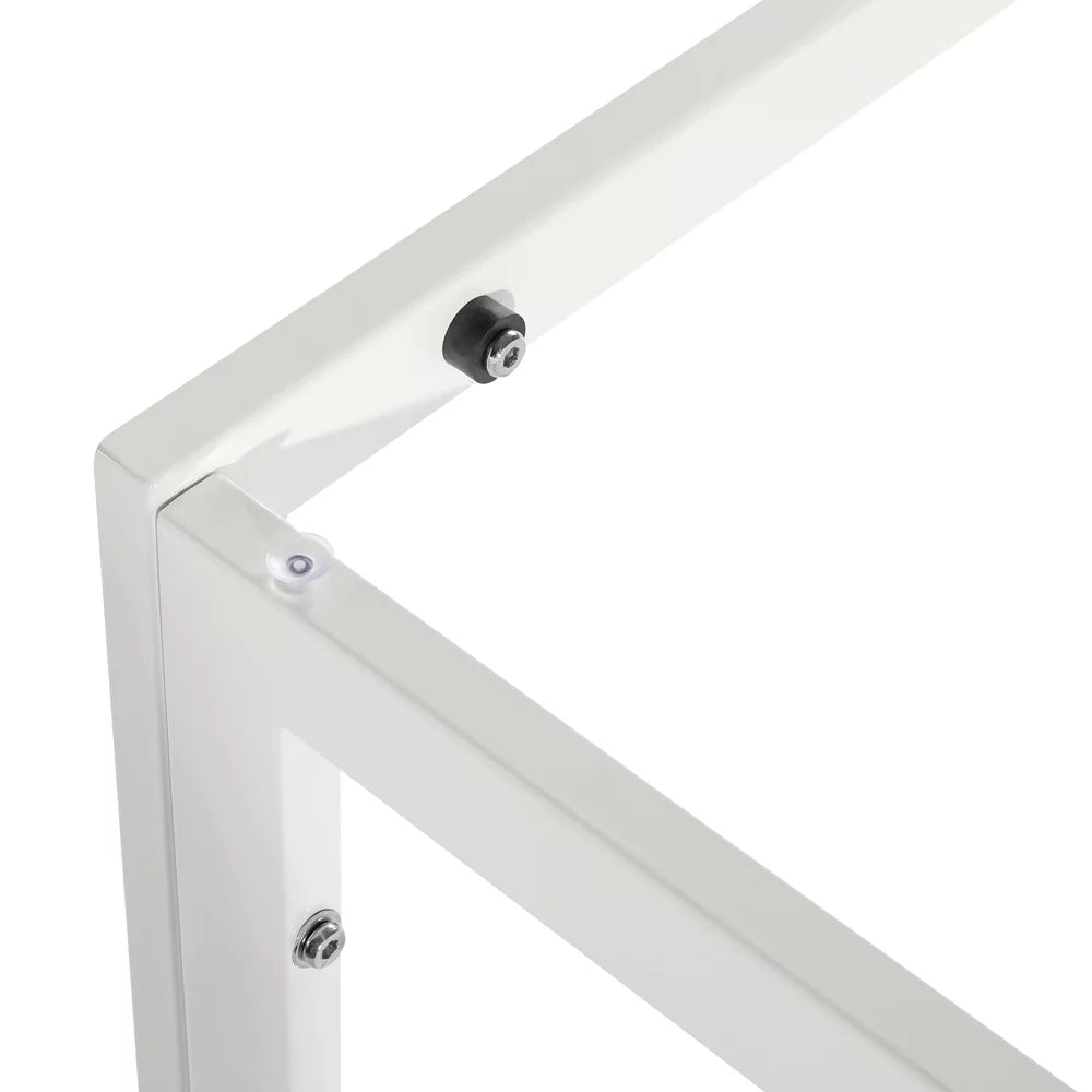 Topcobe Dining Table, Tempered Glass, Easy Assembly G53629