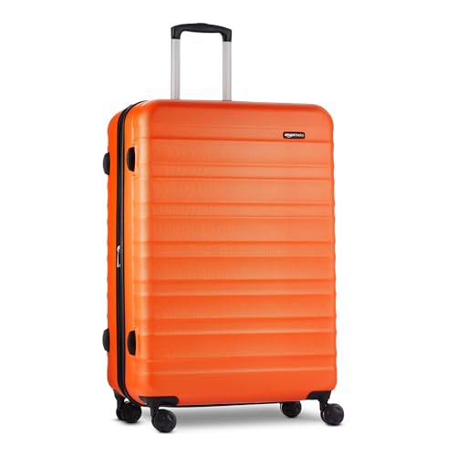 Amazon Basics 21" Hardside Carry-On Luggage with Wheels, Expandable, Black L489