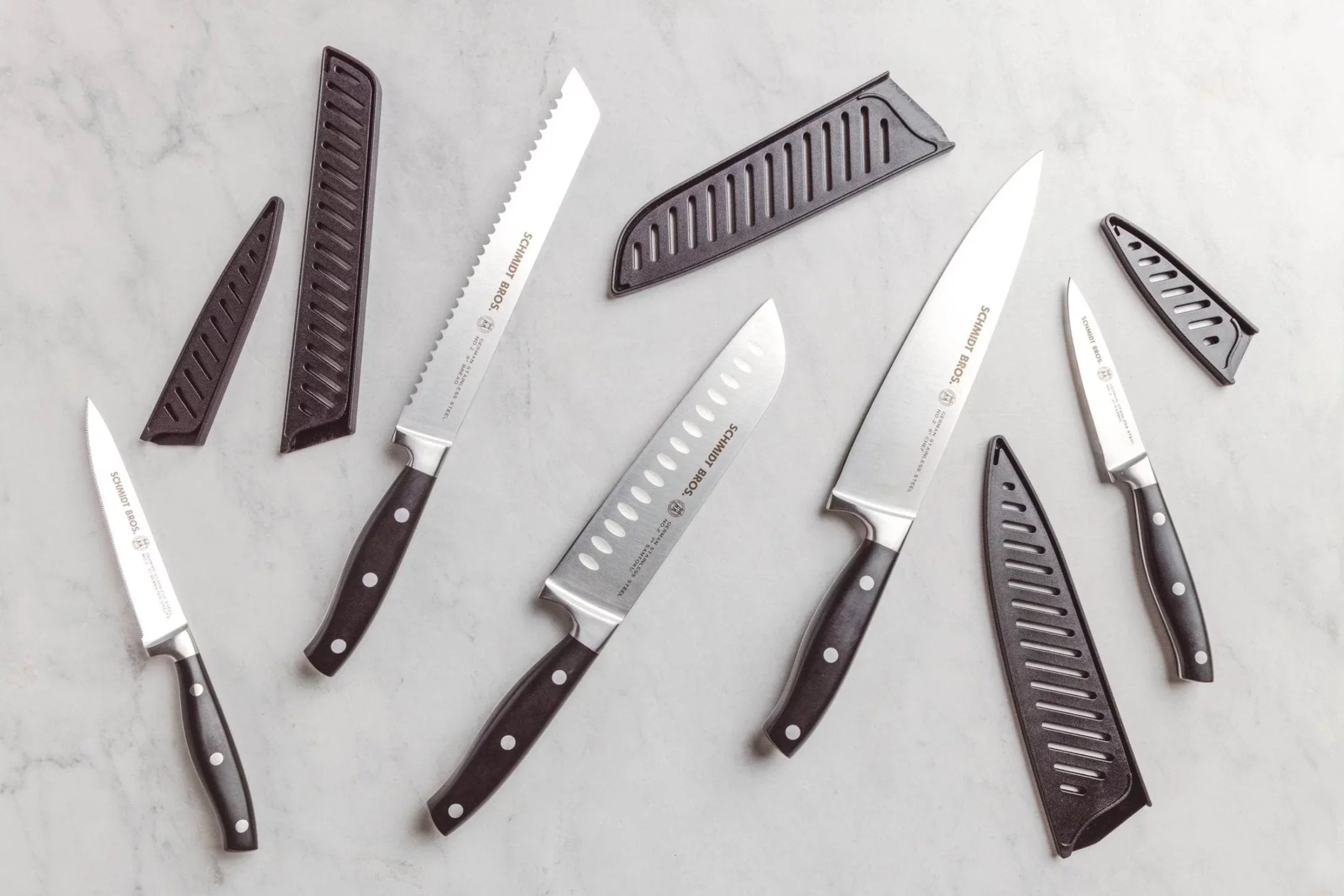 Schmidt Brothers™ Cutlery 10-Piece Knife Set with Sheaths I469