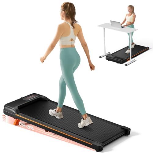 Walking Pad Under Desk Treadmill with Incline for Home Office I96279