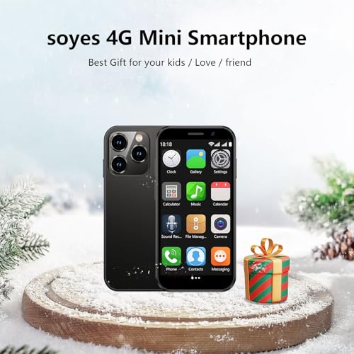 Mini Phone 4G Unlocked Small Smartphone 3.0" Touch Screen Dual SIM 2GB+16GB Black P776944