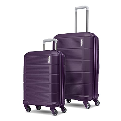 American Tourister Stratum 2.0 Expandable Hardside Carry-on Luggage, Purple Haze R94654