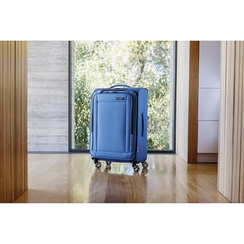Samsonite Saire LTE Softside Expandable Luggage 3-Piece Set, Caribbean Blue F74282