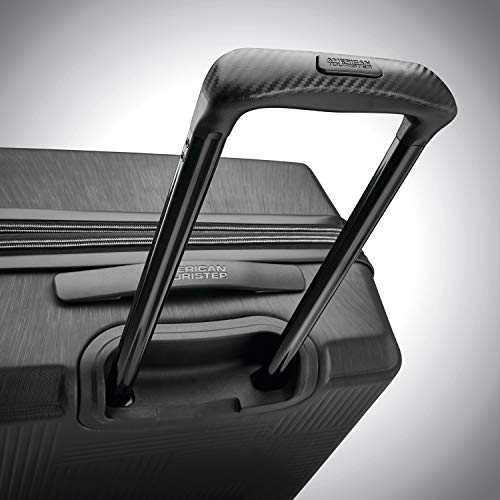 American Tourister Stratum XLT Expandable Hardside Luggage with Spinner Wheels, Jet Black, Carry-On 21-Inch E7418