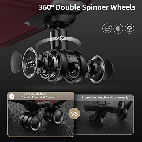 SHOWKOO Luggage Sets 3 Piece Softside Expandable Suitcase with Spinner Wheels TSA Lock K987