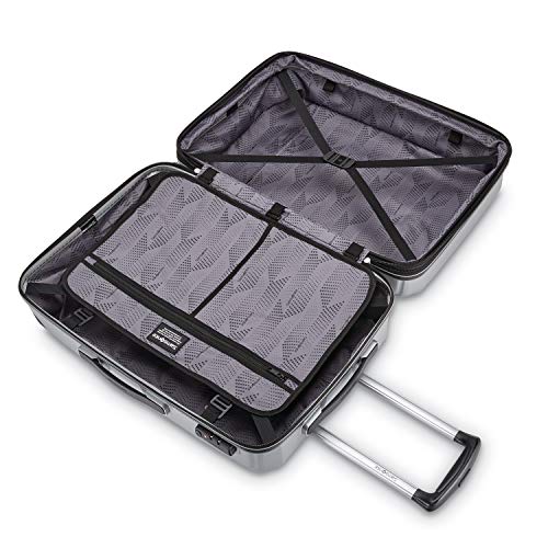 Samsonite Winfield 3 DLX Hardside Expandable Luggage, Silver, Carry-On 20-Inch F64293