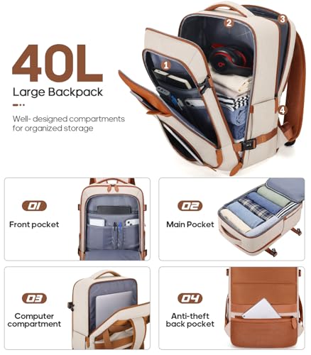 Luggage Sets 3 Piece, Carry On 20 Inch Hardside Suitcase with Spinner Wheels and TSA Lock J67858