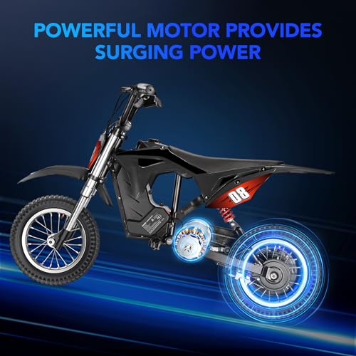 Kids Electric Dirt Bike 36V 350W, 16 MPH, Ages 5-8 C762