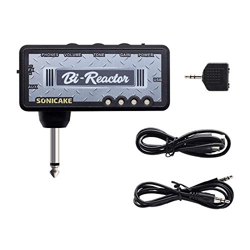 SONICAKE Guitar Headphone Amp Mini Rechargeable Plug-in V111762