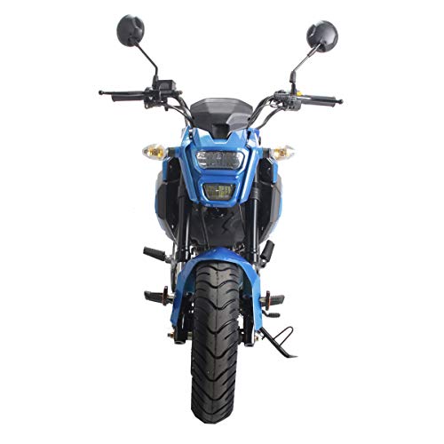 X-PRO 125cc Vader Gas Motorcycle Street Bike Blue U568
