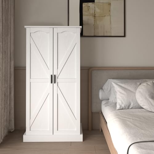 50" LED Kitchen Pantry Cabinet with Doors and Adjustable Shelves N13021