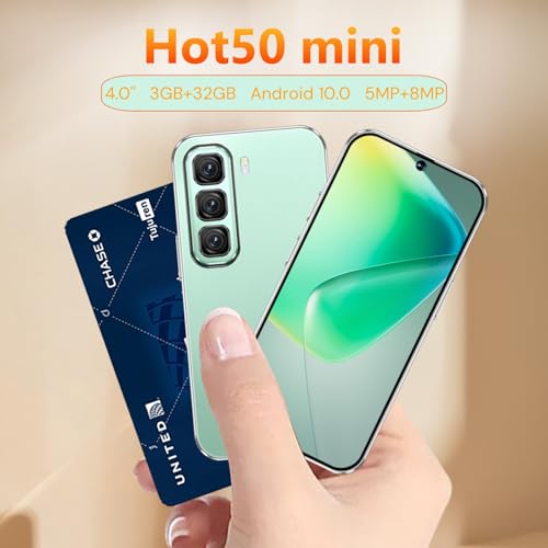 4G Mini Smartphone Unlocked 4.0 Inch HD Display 3GB RAM 32GB Dual SIM Purple V402453