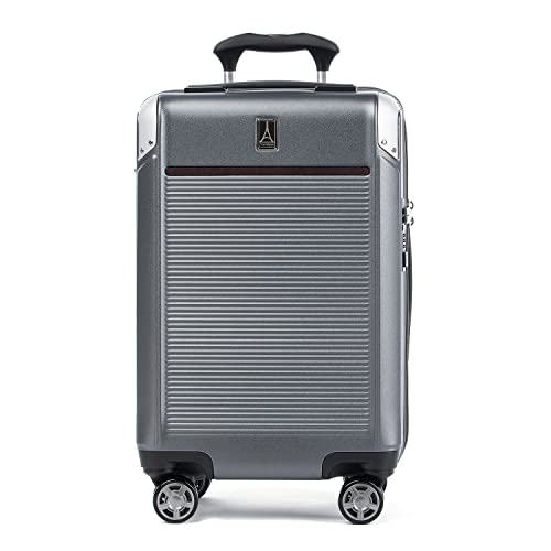 Travelpro Platinum Elite Hardside Expandable Carry-On Luggage, 8 Wheel Spinner, TSA Lock, 20-Inch X826544