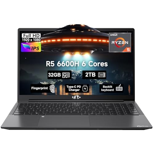 NIMO 15.6" FHD Gaming Laptop, AMD Ryzen 5, 32GB RAM 1TB SSD O691531