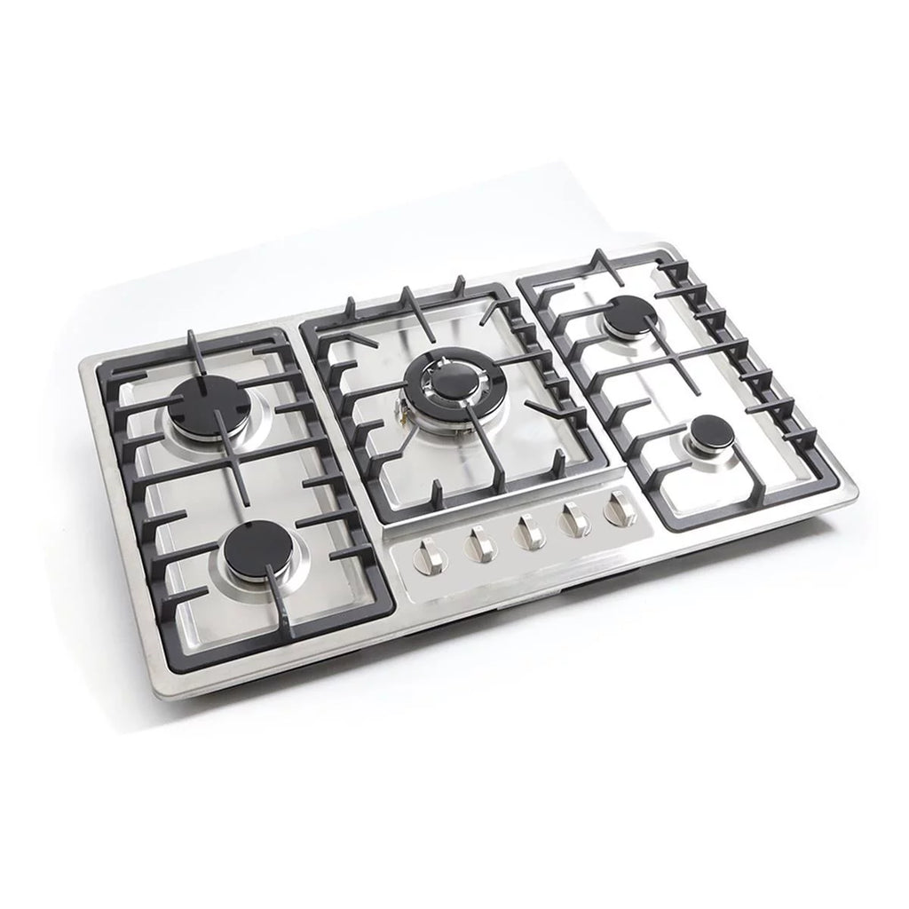 WUZSTAR Built-In 5 Burner Gas Cooktop, Stainless Steel Z553035