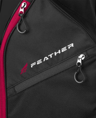 Wilson Feather Golf Cart Bag - Black/Grey/Red V219140