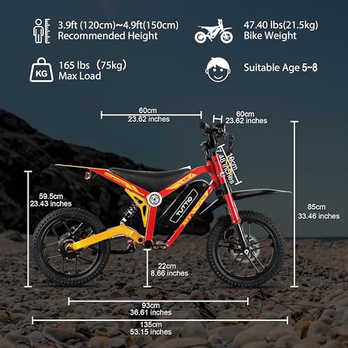 ARC-I 36V Electric Dirt Bike for Kids 5-8, 750W, 22MPH, 16" Tires W181791