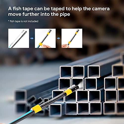 DEPSTECH Dual Lens Industrial Endoscope 1080P Inspection Camera with 4.3" LCD Screen D9013