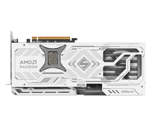 ASRock AMD Radeon RX 9070 XT Steel Legend 16GB White Graphics Card P321244