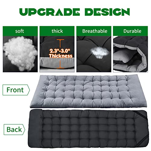 NAIZEA Folding Camping Cot for Adults, Adjustable Reclining Chair N72576