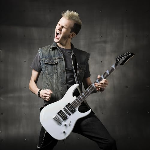 Ktaxon 39" Electric Guitar Starter Kit with 20W Amp, Matte Black H32428
