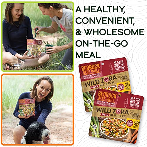 Wild Zora Paleo Freeze Dried Meals for Backpacking & Camping, Gluten Free, Variety 7-Pack C34212