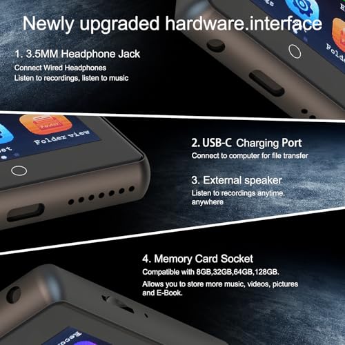 64GB Bluetooth MP3 Player with 2.8-Inch Touch Screen I86679