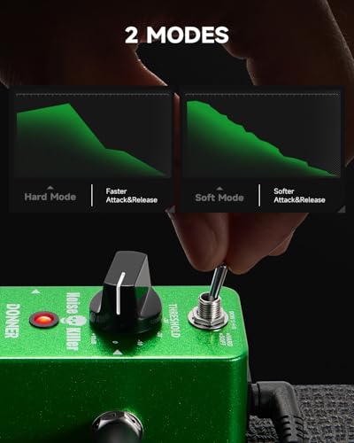 Donner Morpher Mini Distortion Guitar Pedal 3 Modes for Electric Guitar V47970
