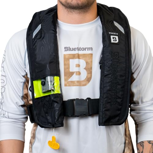BLUESTORM Stratus 35 Inflatable Life Jacket PFD for Adults, USCG Approved K83495