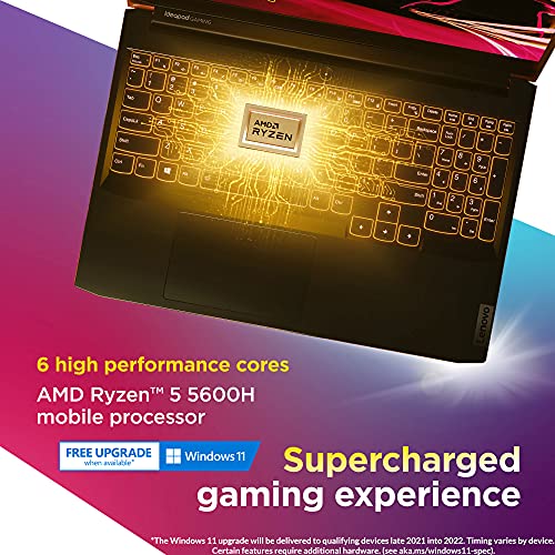 Lenovo IdeaPad Gaming 3 15 Laptop, 15.6" FHD, Ryzen 5, GTX 1650, 8GB RAM J538