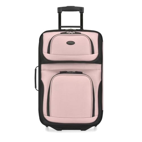 U.S. Traveler Rio Expandable Carry-on Luggage, Orange R95197