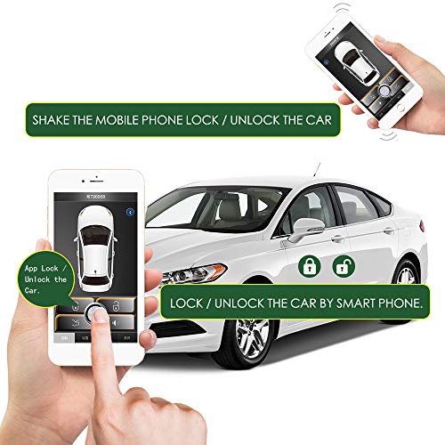 Universal Remote Starter Kit PKE Passive Keyless Entry Push Button Car Alarm System B38407