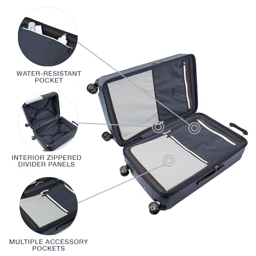 Travelpro Platinum Elite Hardside Expandable Carry-On Luggage, 8 Wheel Spinner, TSA Lock, 20-Inch X826544