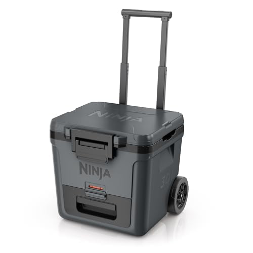 Ninja FrostVault 45QT Cooler with Wheels, Lakeshore Blue M1144