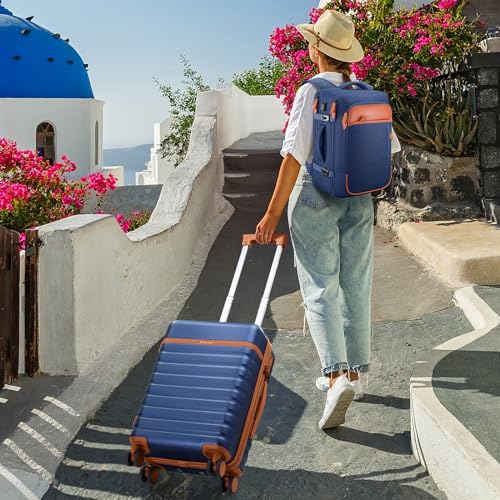 Luggage Sets 3 Piece, Carry On 20 Inch Hardside Suitcase with Spinner Wheels and TSA Lock J67858