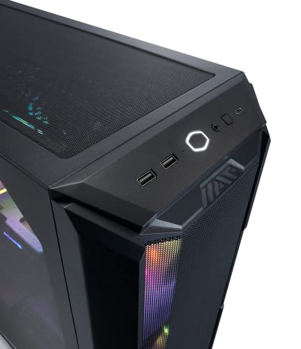 Cooler Master HAF 5 Pro Gaming PC with AMD Ryzen 7 7800X3D, RTX 5070, 32GB DDR5, 2TB SSD K5871