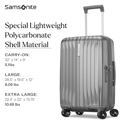 Samsonite UpLIFT 19" Lightweight Hardside Carry-On Luggage with Spinner Wheels V72236